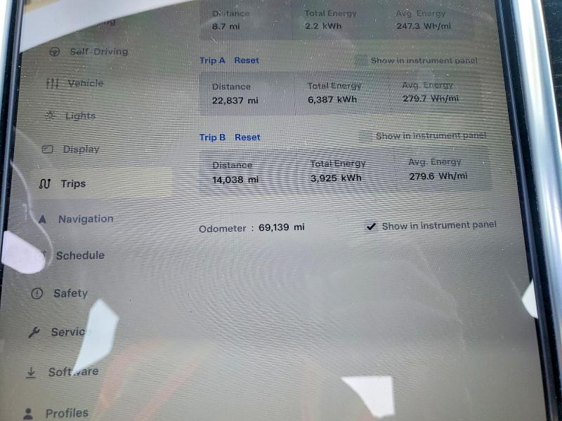 Photo 9 from auction – 2016 TESLA MODEL S with VIN 5YJSA1E13GF174122