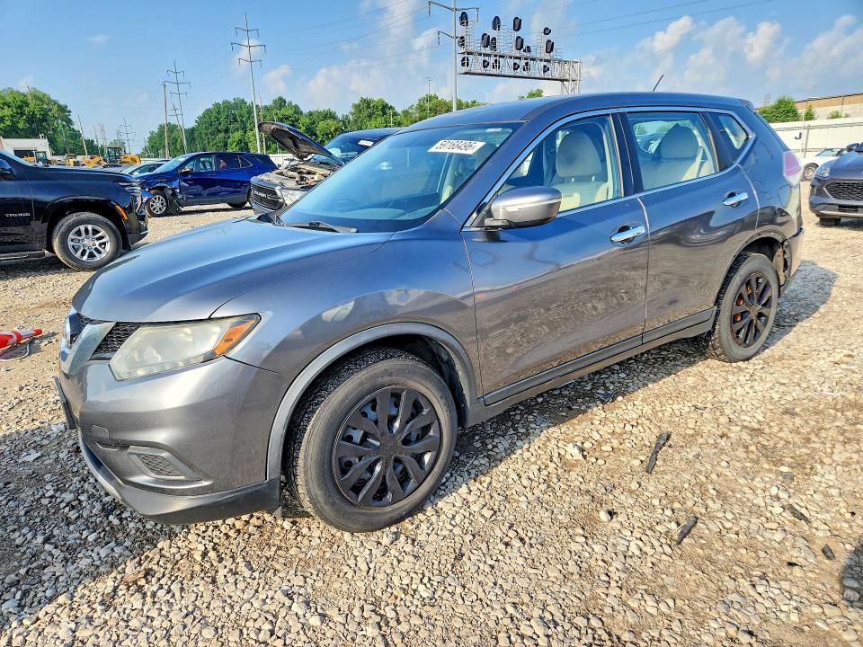 NISSAN ROGUE 2015 with VIN KNMAT2MV2FP521542 - Photo from auction
