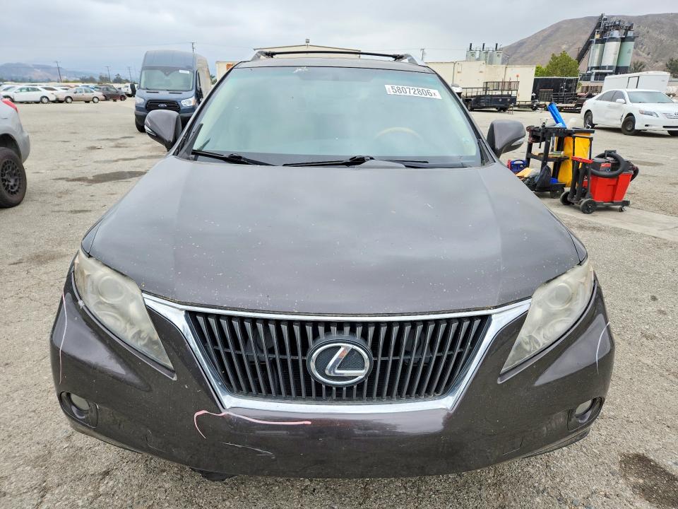 Photo 5 from auction – 2010 LEXUS RX with VIN 2T2BK1BA8AC078947