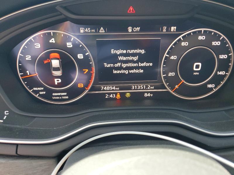 Photo 9 from auction – 2017 AUDI A4 with VIN WAUDNAF47HN049940