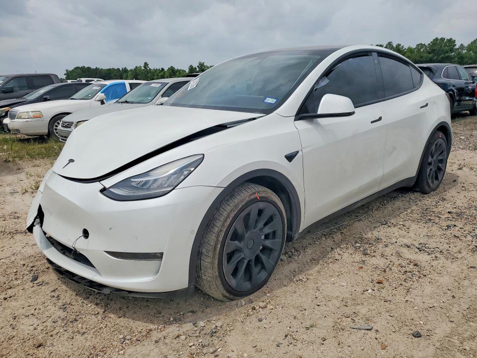 TESLA MODEL Y 2021 with VIN 5YJYGDEE8MF200707 - Photo from auction