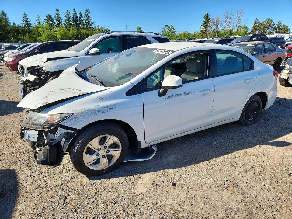 HONDA CIVIC 2013 with VIN 2HGFB2F40DH030032 - Photo from auction