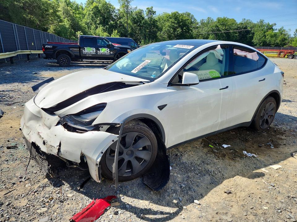 Photo 1 from auction – 2023 TESLA MODEL Y with VIN 7SAYGDEE6PF672573