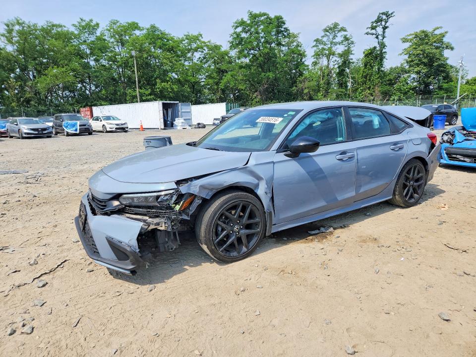 HONDA CIVIC 2022 with VIN 2HGFE2F52NH552615 - Photo from auction