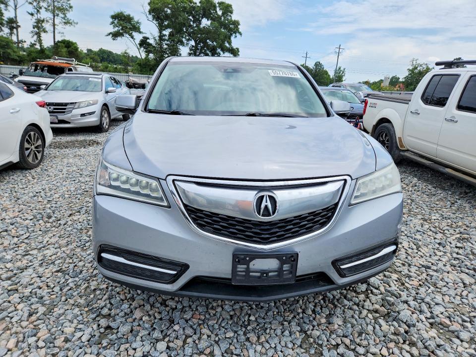 Photo 5 from auction – 2016 ACURA MDX with VIN 5FRYD3H48GB003755