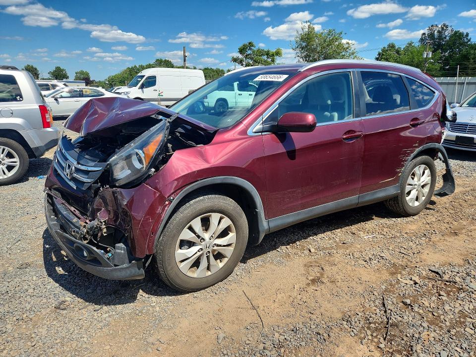 HONDA CR-V 2014 with VIN 5J6RM4H71EL052838 - Photo from auction