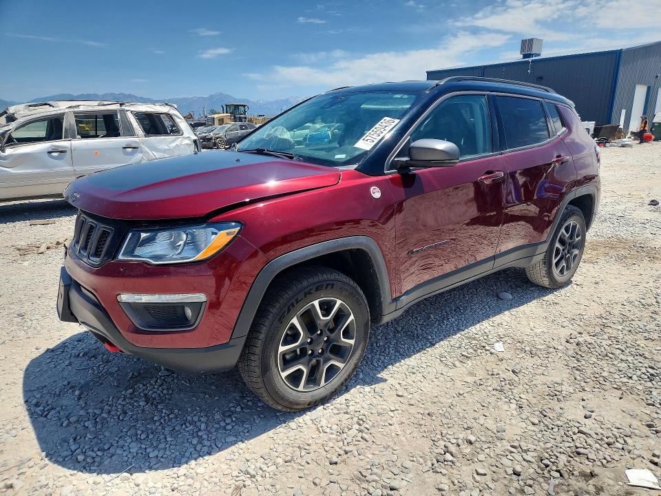JEEP COMPASS 2021 with VIN 3C4NJDDB9MT591136 - Photo from auction