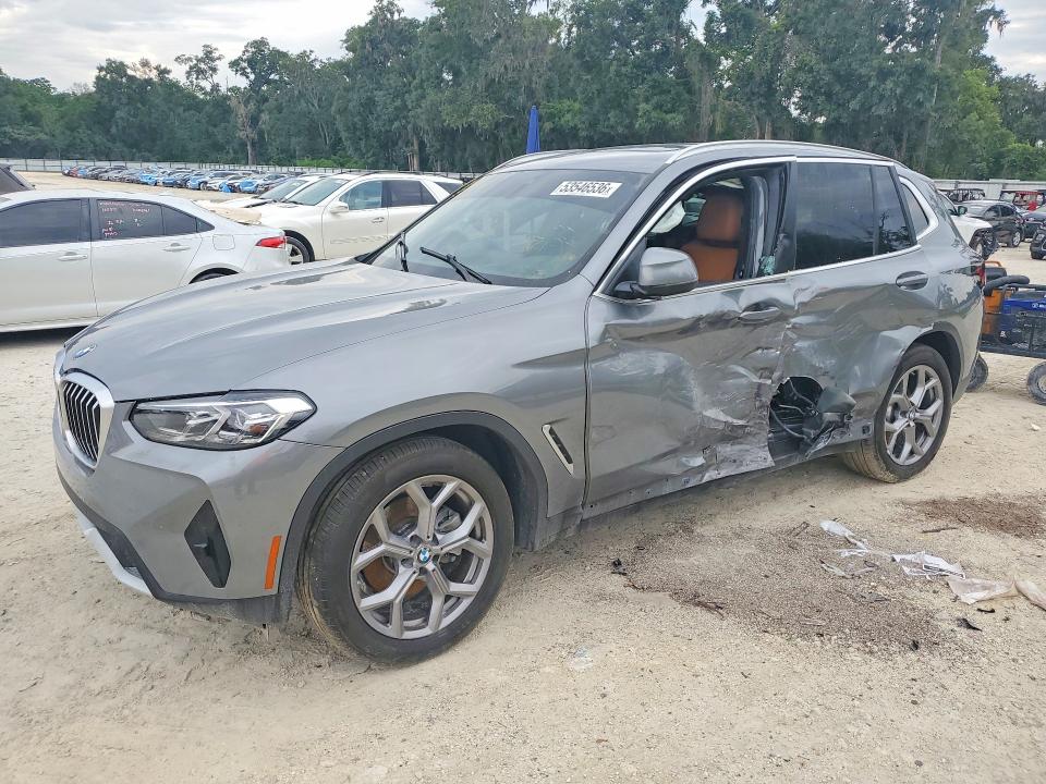 BMW X3 2024 with VIN 5UX43DP06R9T42582 - Photo from auction
