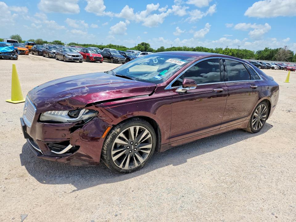 LINCOLN MKZ 2017 with VIN 3LN6L5LU9HR608376 - Photo from auction