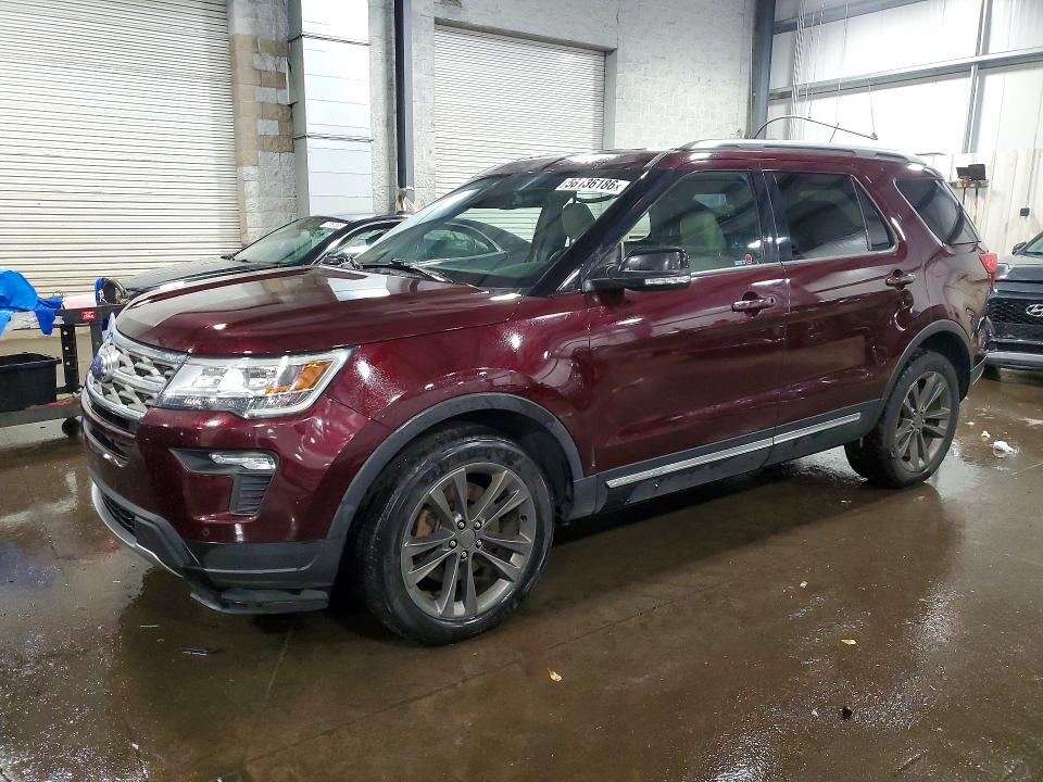 FORD EXPLORER 2018 with VIN 1FM5K8D87JGA74261 - Photo from auction