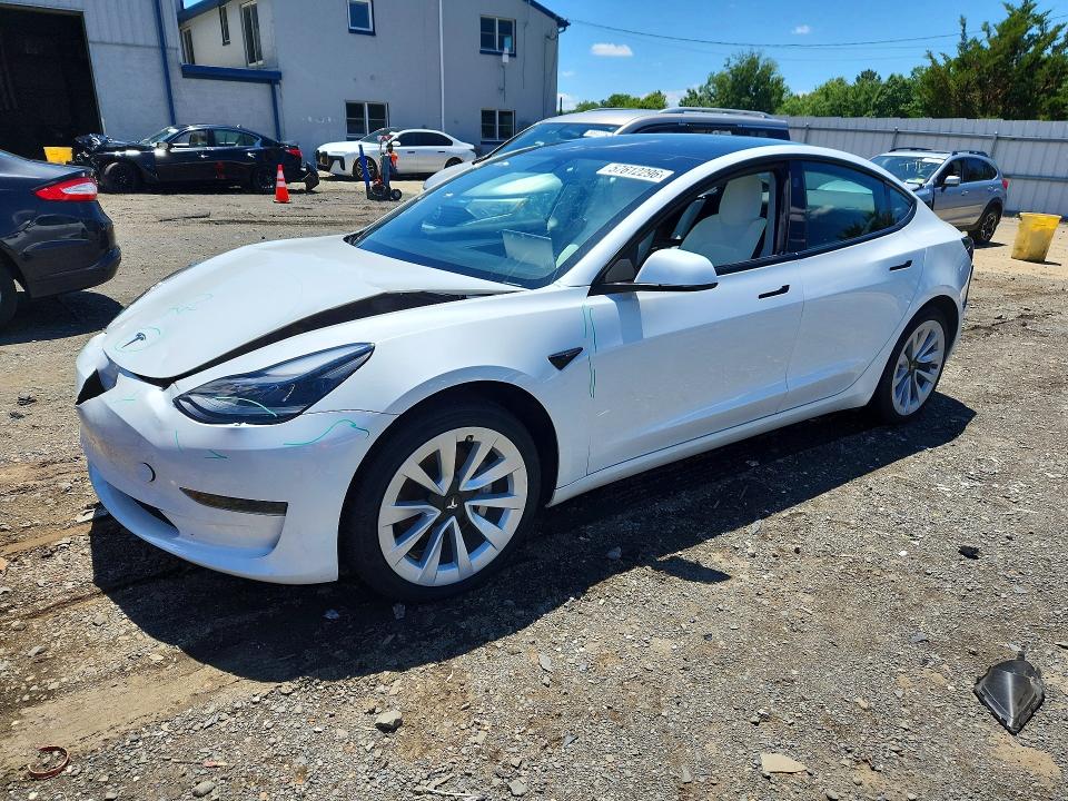 TESLA MODEL 3 2023 with VIN 5YJ3E1EA9PF383308 - Photo from auction