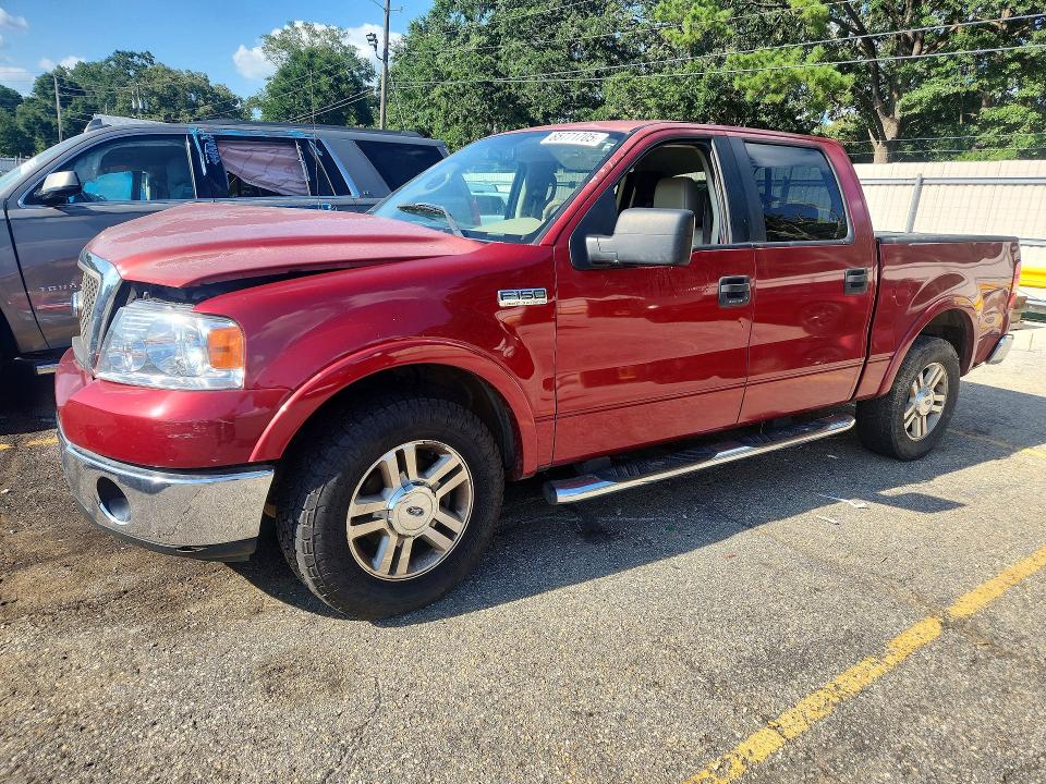 FORD F150 2007 with VIN 1FTPW12V37FA03297 - Photo from auction