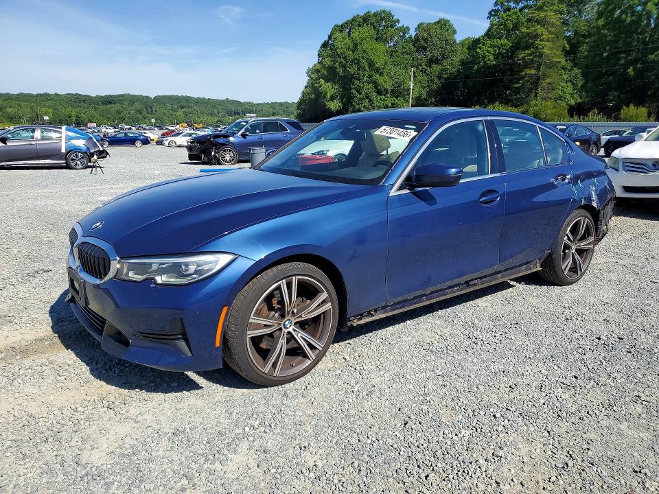 BMW 330XI 2021 with VIN 3MW5R7J07M8B87555 - Photo from auction