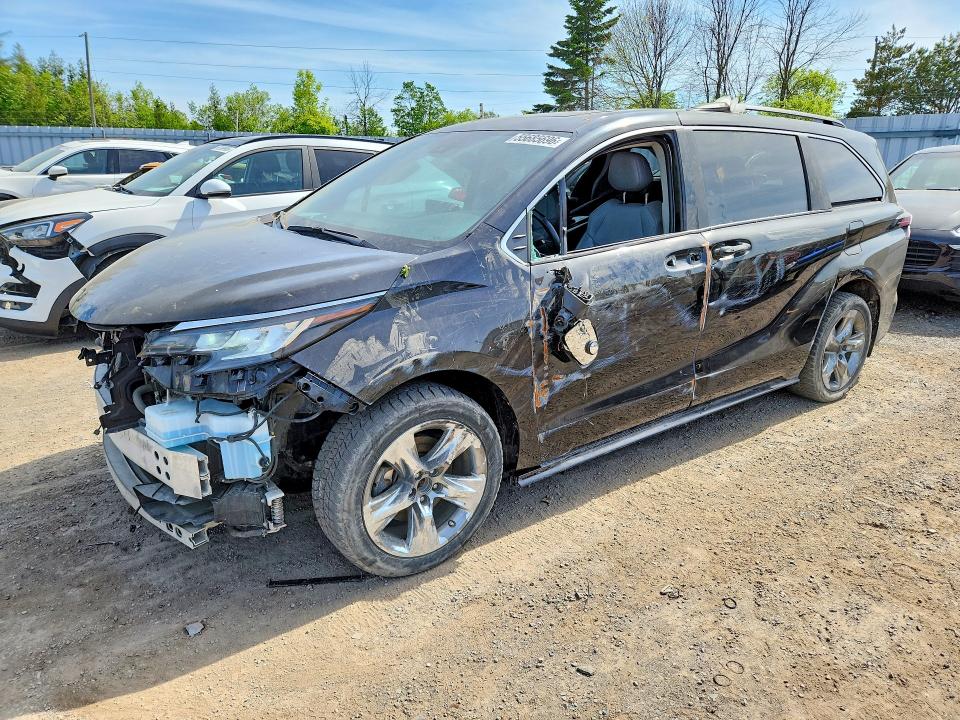 TOYOTA SIENNA 2022 with VIN 5TDGRKEC9NS079787 - Photo from auction