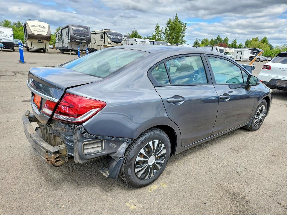 Photo 3 from auction – 2013 HONDA CIVIC with VIN 2HGFB2F5XDH603074