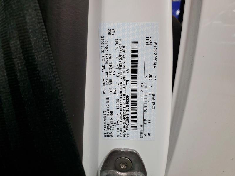 Photo 14 from auction – 2025 FORD ESCAPE with VIN 1FMCU9GN1SUB58359