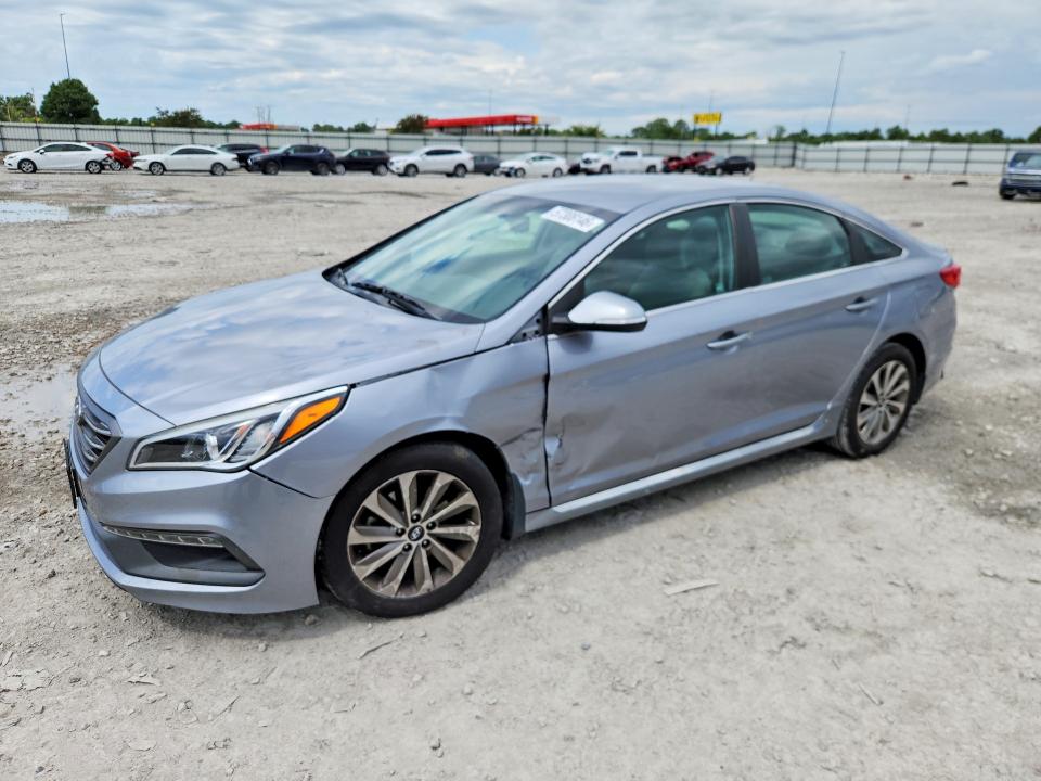 HYUNDAI SONATA 2017 with VIN 5NPE34AF9HH438764 - Photo from auction