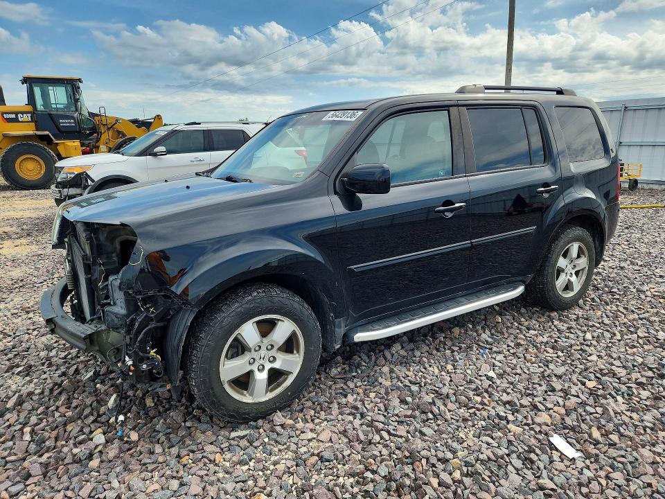 HONDA PILOT 2010 with VIN 5FNYF4H5XAB039092 - Photo from auction