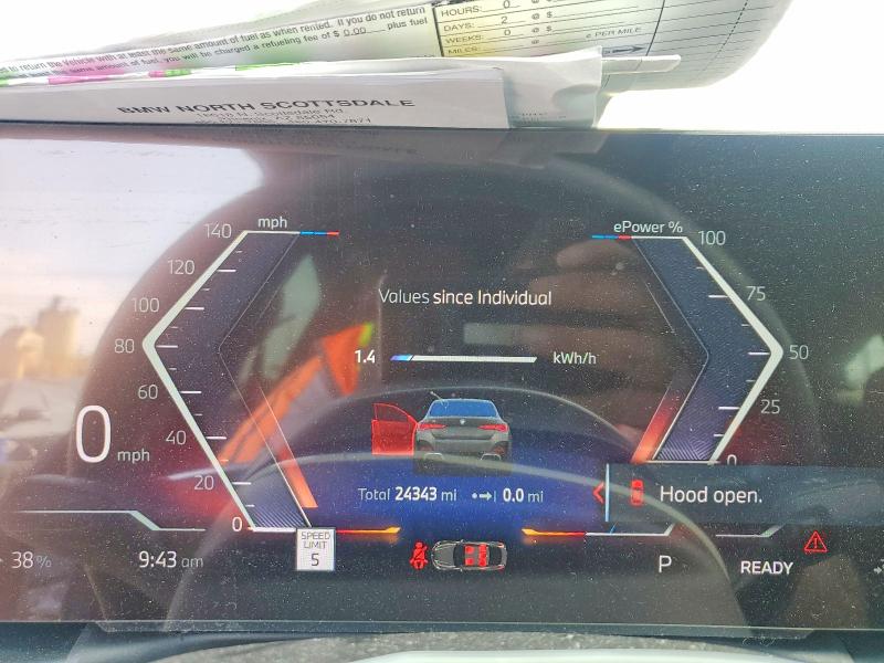 Photo 9 from auction – 2025 BMW I4 with VIN WBY23HD09SFT98932