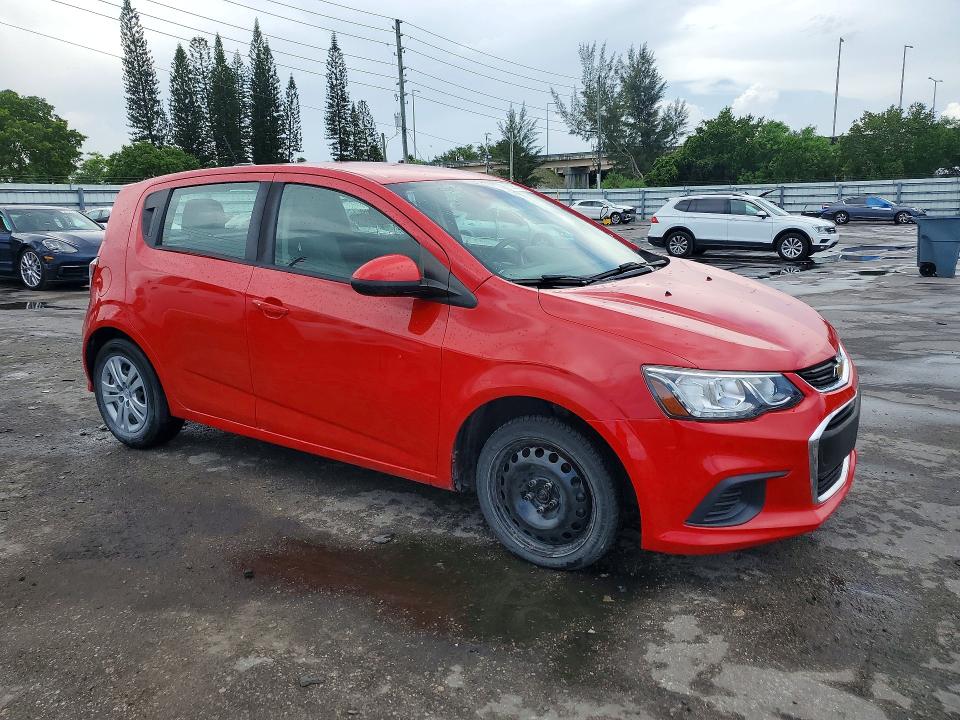 Photo 4 from auction – 2020 CHEVROLET SONIC with VIN 1G1JG6SB6L4122062