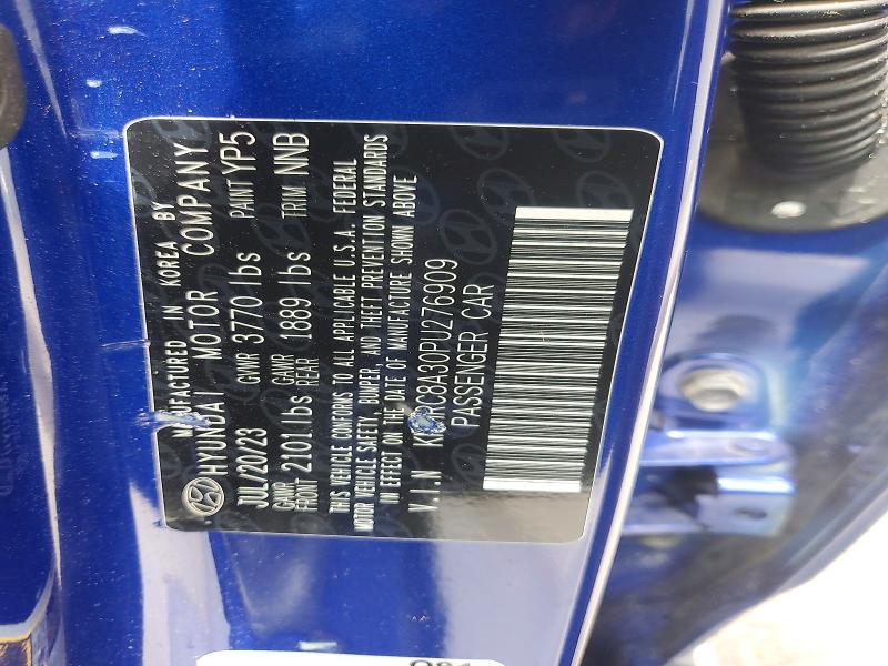 Photo 14 from auction – 2023 HYUNDAI VENUE with VIN KMHRC8A30PU276909