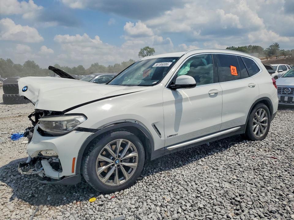 BMW X3 2018 with VIN 5UXTR9C56JLC72603 - Photo from auction