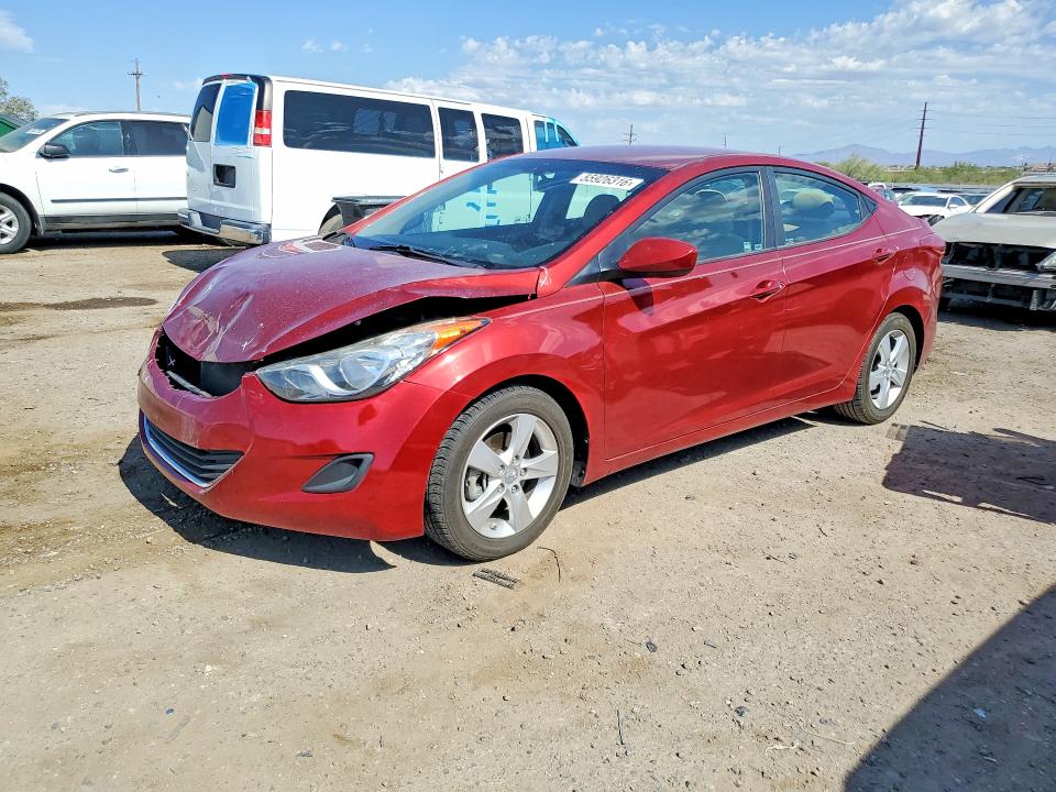 HYUNDAI ELANTRA 2013 with VIN 5NPDH4AE2DH248299 - Photo from auction