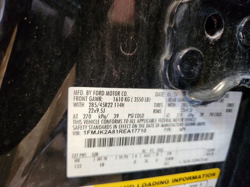 Photo 14 from auction – 2024 FORD EXPEDITION with VIN 1FMJK2A81REA17710