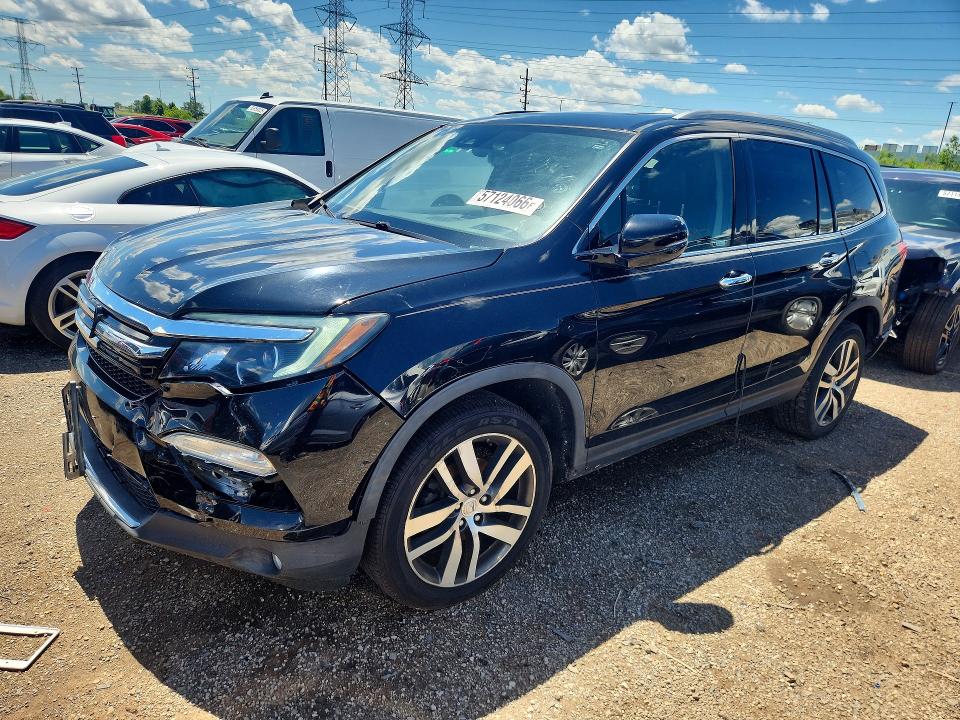 HONDA PILOT 2017 with VIN 5FNYF6H02HB097062 - Photo from auction