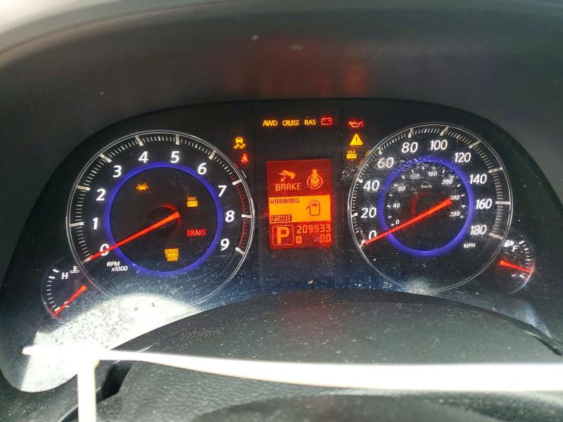 Photo 9 from auction – 2010 INFINITI FX50 with VIN JN8BS1MW1AM830377