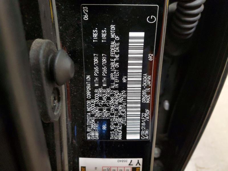 Photo 14 from auction – 2023 TOYOTA 4RUNNER with VIN JTELU5JR1P6177879