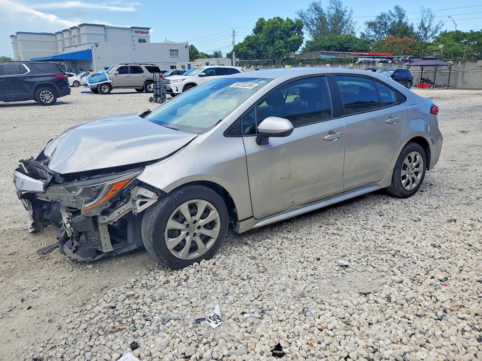 TOYOTA COROLLA 2020 with VIN 5YFEPRAEXLP023103 - Photo from auction