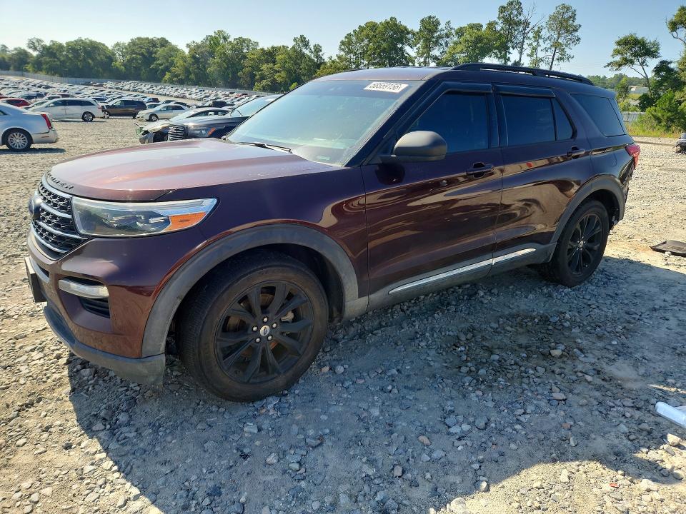 FORD EXPLORER 2020 with VIN 1FMSK7DH2LGA11228 - Photo from auction