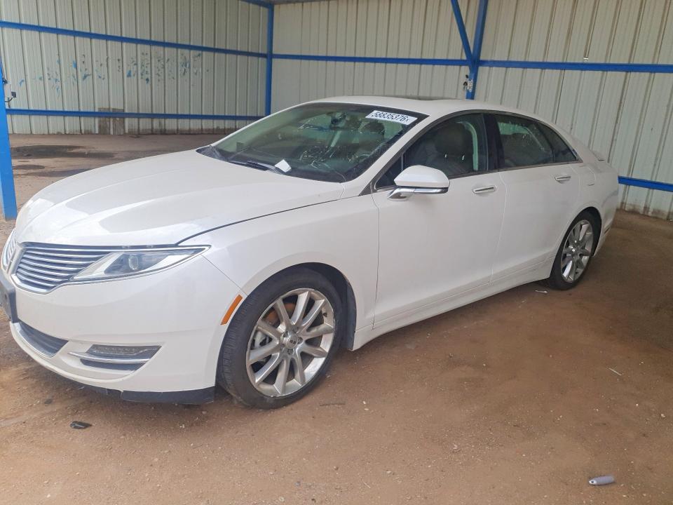 LINCOLN MKZ 2016 with VIN 3LN6L2JK6GR621598 - Photo from auction