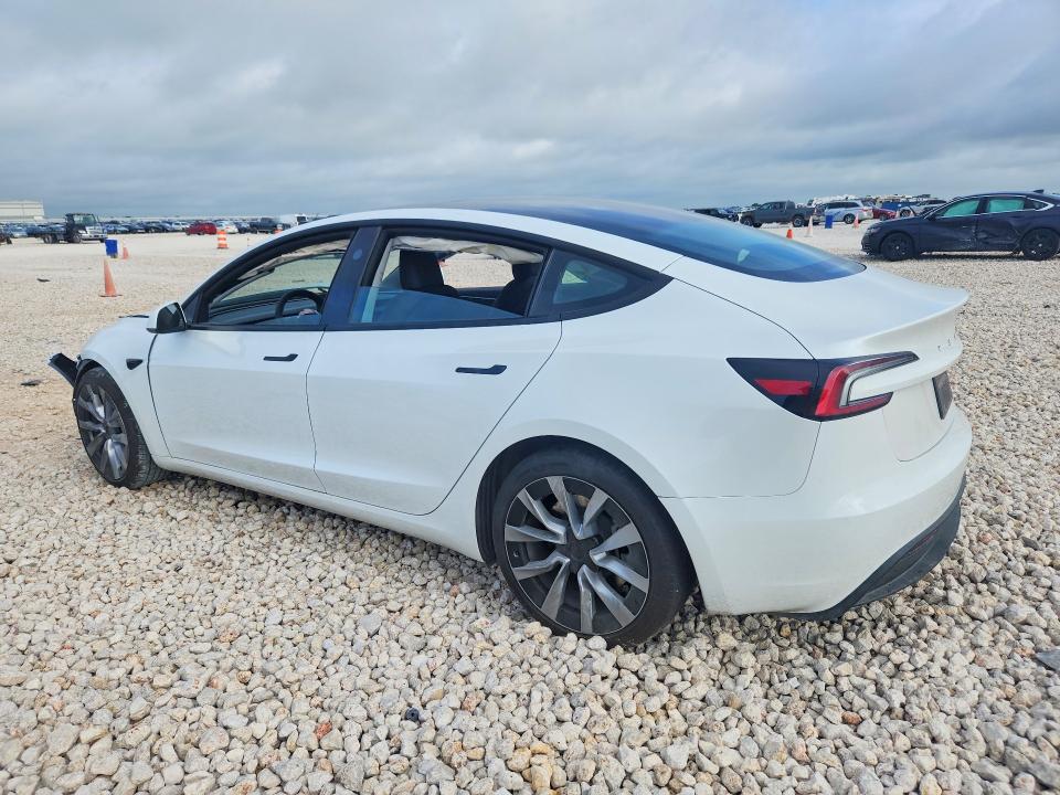 Photo 2 from auction – 2025 TESLA MODEL 3 with VIN 5YJ3E1EA4SF064567