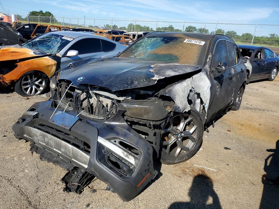 BMW X3 2021 with VIN 5UXTY5C08M9F65226 - Photo from auction
