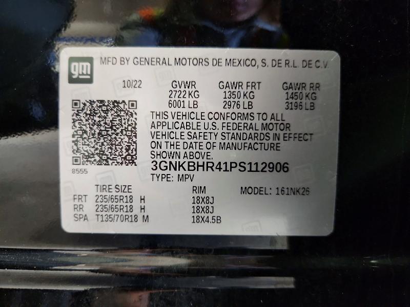 Photo 14 from auction – 2023 CHEVROLET BLAZER with VIN 3GNKBHR41PS112906