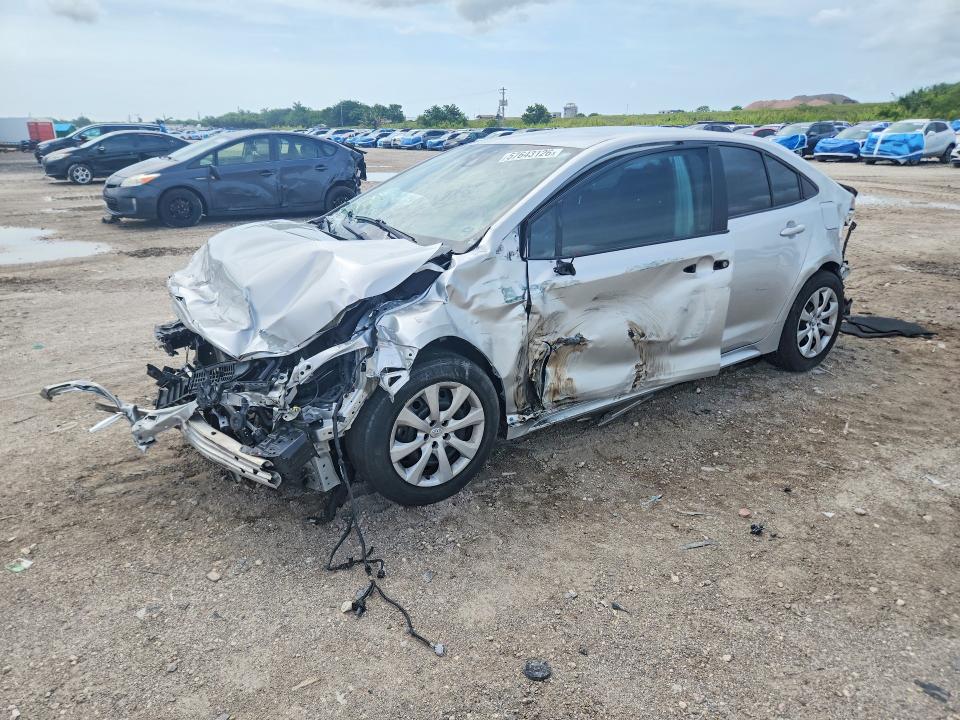 TOYOTA COROLLA 2021 with VIN 5YFEPMAE3MP224135 - Photo from auction