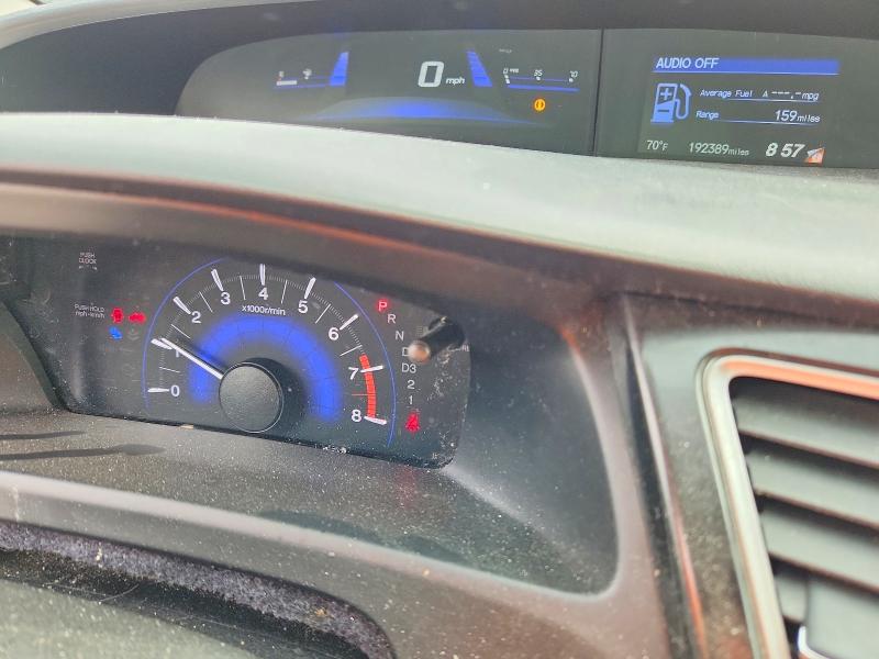 Photo 9 from auction – 2013 HONDA CIVIC with VIN 2HGFB2F89DH507480