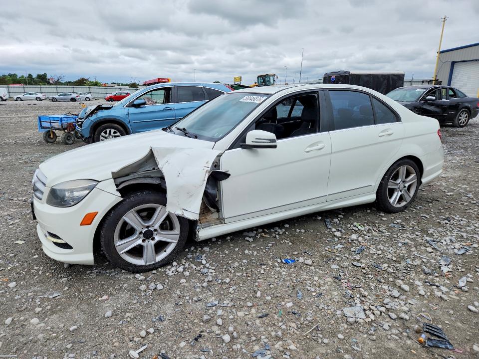 MERCEDES-BENZ C 2011 with VIN WDDGF8BB6BR163251 - Photo from auction
