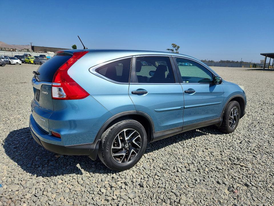 Photo 3 from auction – 2016 HONDA CR-V with VIN 2HKRM4H48GH609358