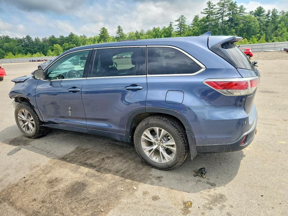 Photo 2 from auction – 2016 TOYOTA HIGHLANDER with VIN 5TDBKRFH5GS250720