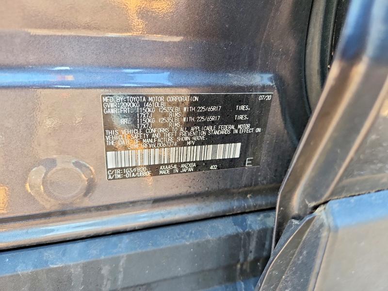 Photo 14 from auction – 2020 TOYOTA RAV4 with VIN JTMF1RFV6LD067374