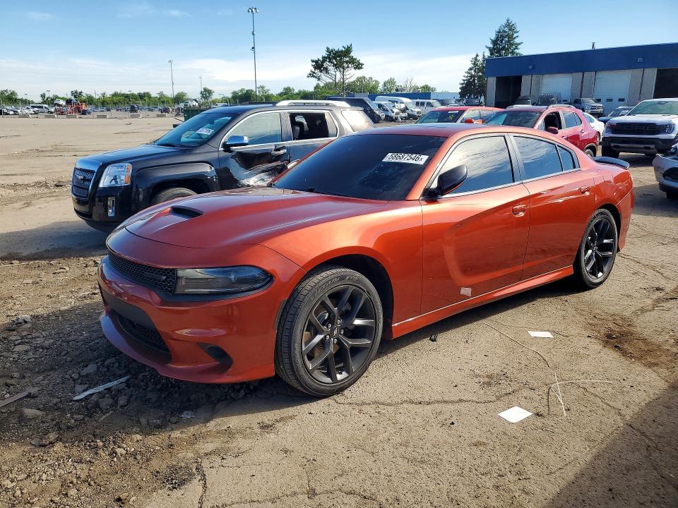 DODGE CHARGER 2022 with VIN 2C3CDXCT0NH141433 - Photo from auction