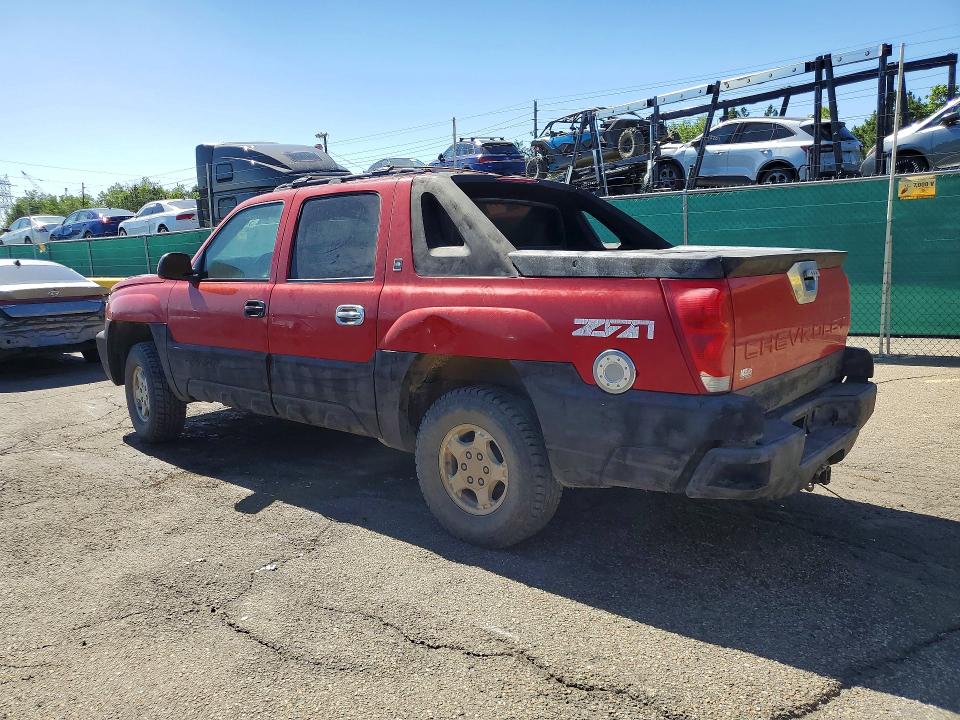 Photo 2 from auction – 2003 CHEVROLET AVALANCHE with VIN 3GNEK13T83G267552