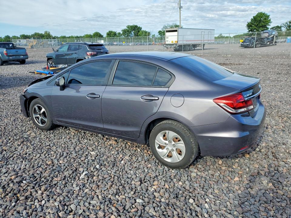 Photo 2 from auction – 2015 HONDA CIVIC with VIN 19XFB2F54FE707623