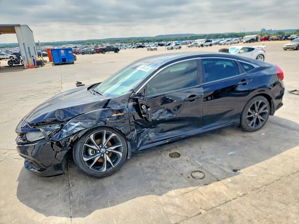 HONDA CIVIC 2019 with VIN 19XFC2F82KE020710 - Photo from auction