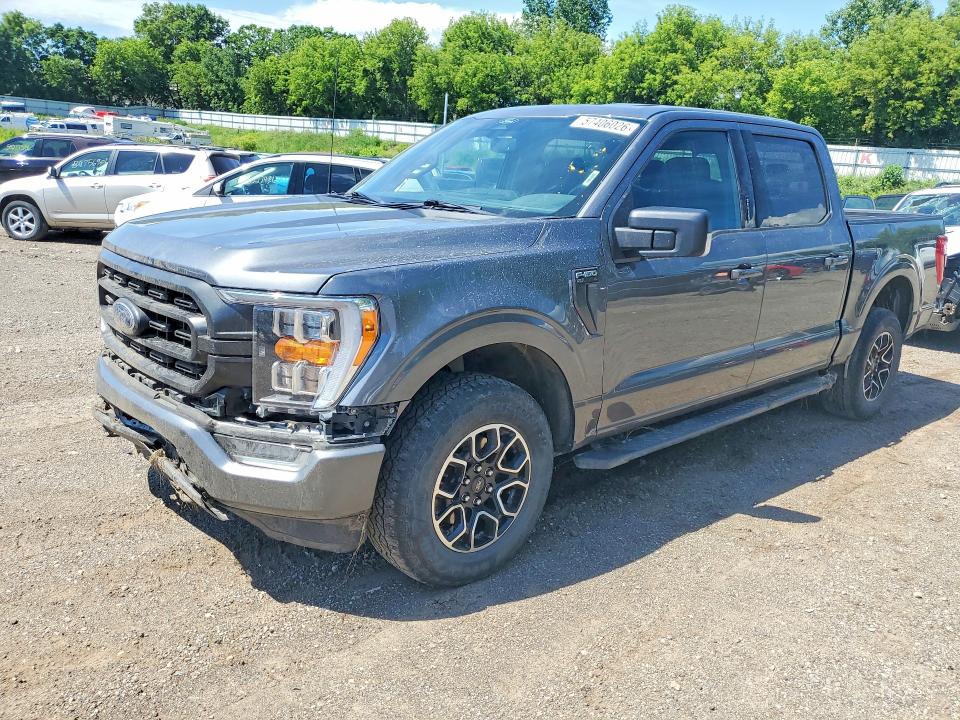 FORD F150 2022 with VIN 1FTFW1E59NFB96088 - Photo from auction