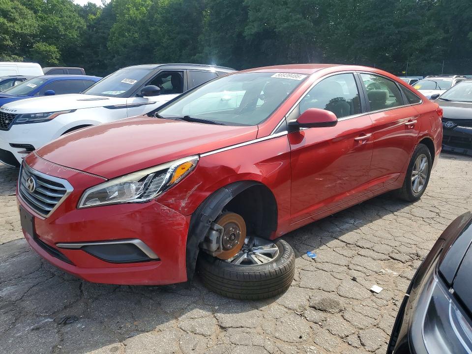HYUNDAI SONATA 2017 with VIN 5NPE24AF6HH452737 - Photo from auction