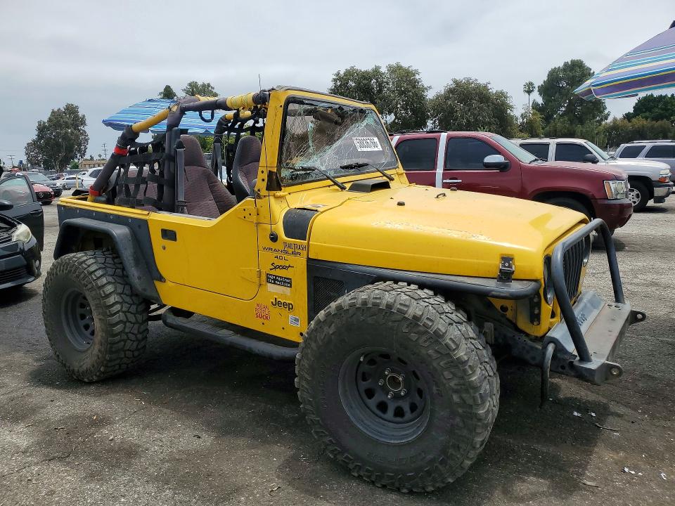 Photo 4 from auction – 2000 JEEP WRANGLER / TJ with VIN 1J4FA49S0YP738560